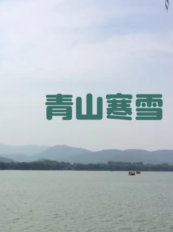 作者青山卧雪